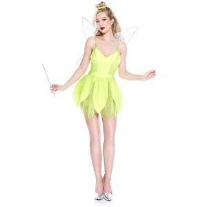 Music Legs Lime Fairy Costume for adults